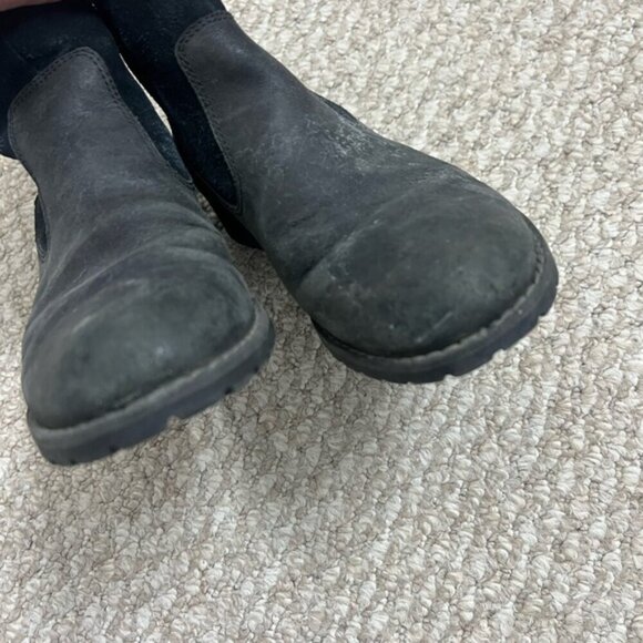 Timberland Bethel Biker boots winter shoes black size 6.5 - Picture 9 of 13